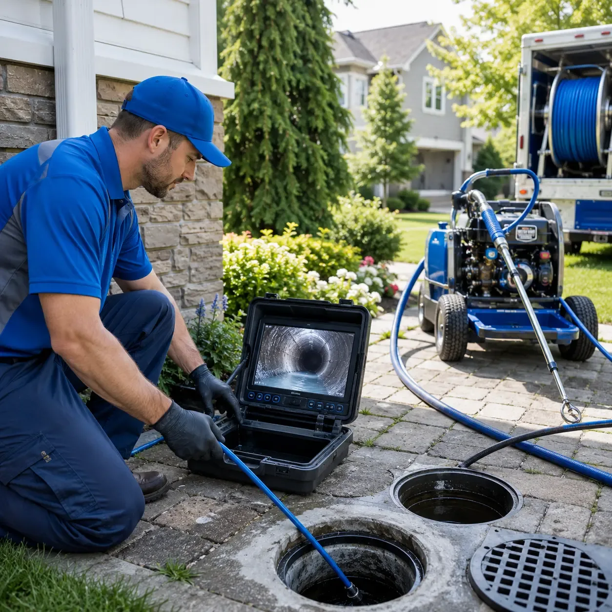 Outdoor drain cleaning professionals serving Manchester, CA